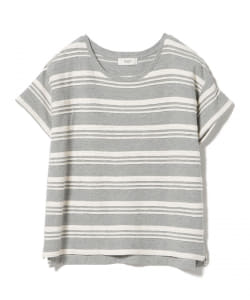 BEAMS HEART / ボーダー柄 クルーネック Tシャツ