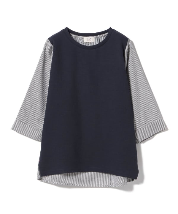 BEAMS HEART（ビームス ハート）ワッフル × ストライプ プル