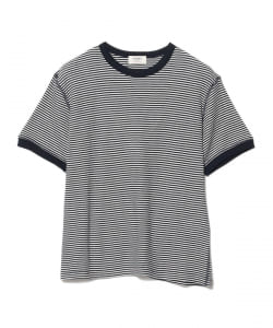 BEAMS HEART / ワッフルボーダー プルオーバー
