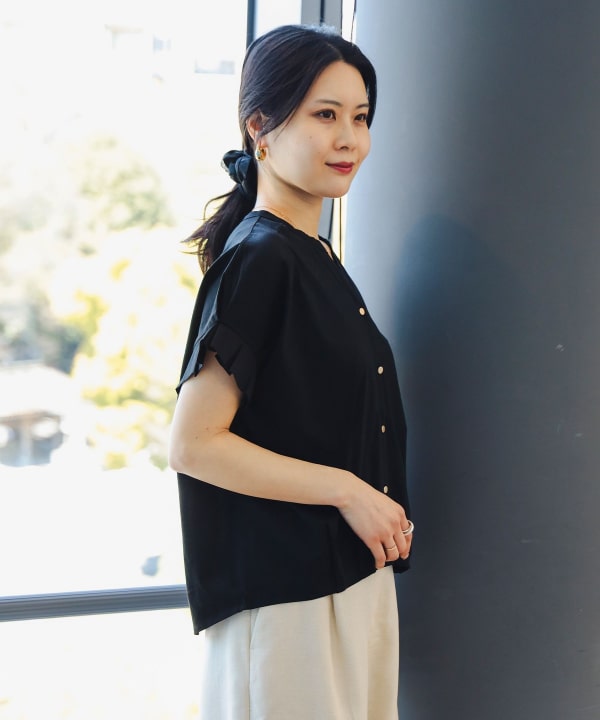 BEAMS HEART(ビームス ハート)スキッパーネック カットソー(T BEAMS HEART(ビームス ハート)スキッパーネック カットソー(T