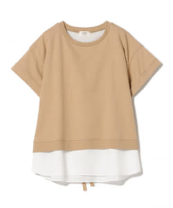 BEAMS HEART / レイヤード風 プルオーバー