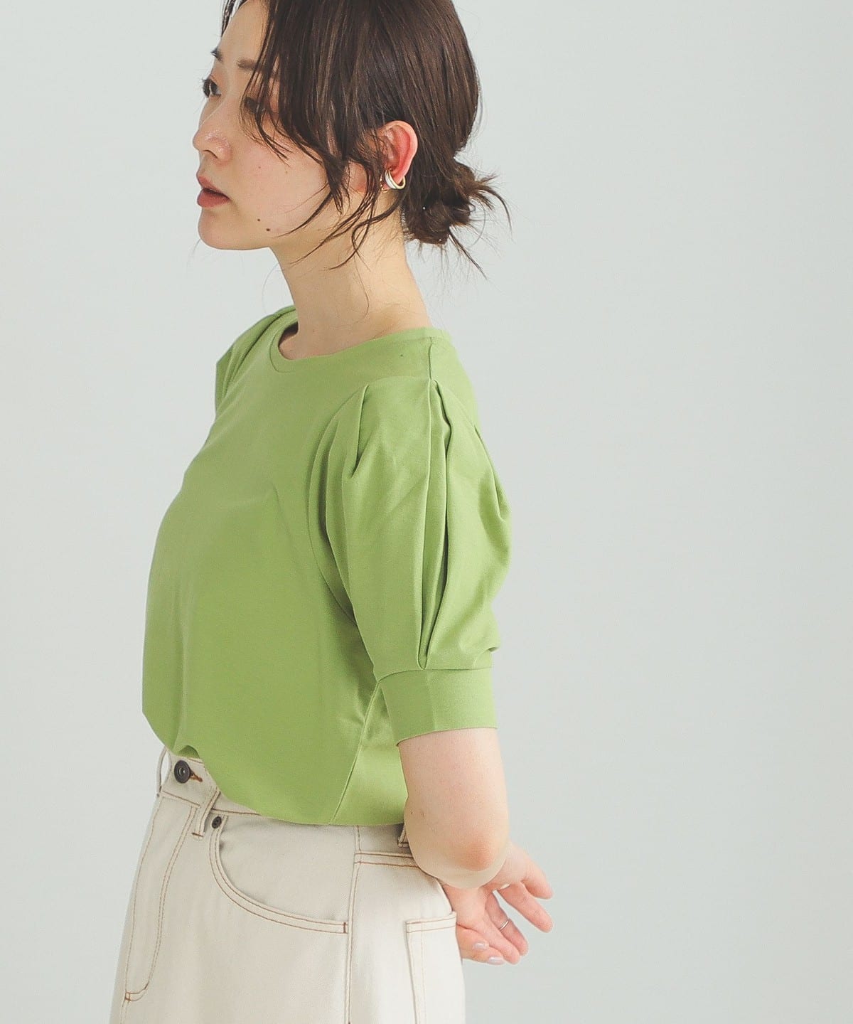 タックスリーブ プルオーバー Tシャツ・カットソー WOMEN PISTACHIO ONE SIZE タックスリーブ プルオーバー Tシャツ・カットソー WOMEN PISTACHIO ONE SIZE