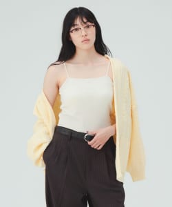 カップ付き ベロア キャミソール