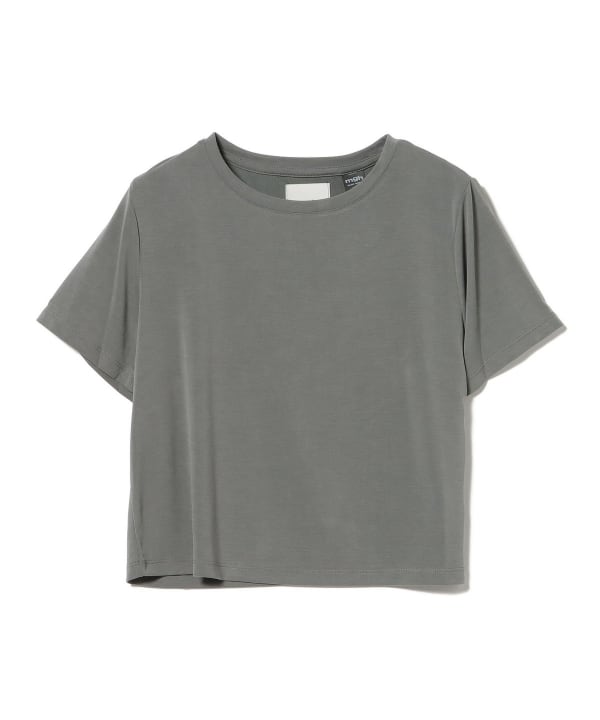 mgh / Luna cropped short sleeve 絶妙なクロップド丈がスタイルを良く見せてくれます