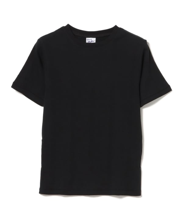 MILLER / パネルリブ クルーネック Tシャツ 肌触り抜群の綿100%パネルリブ素材