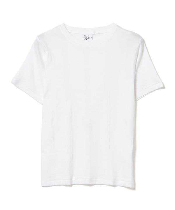 MILLER / パネルリブ クルーネック Tシャツ