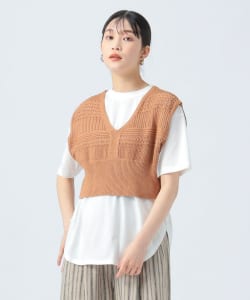 メッシュ ビスチェ × Tシャツ（セットアイテム）