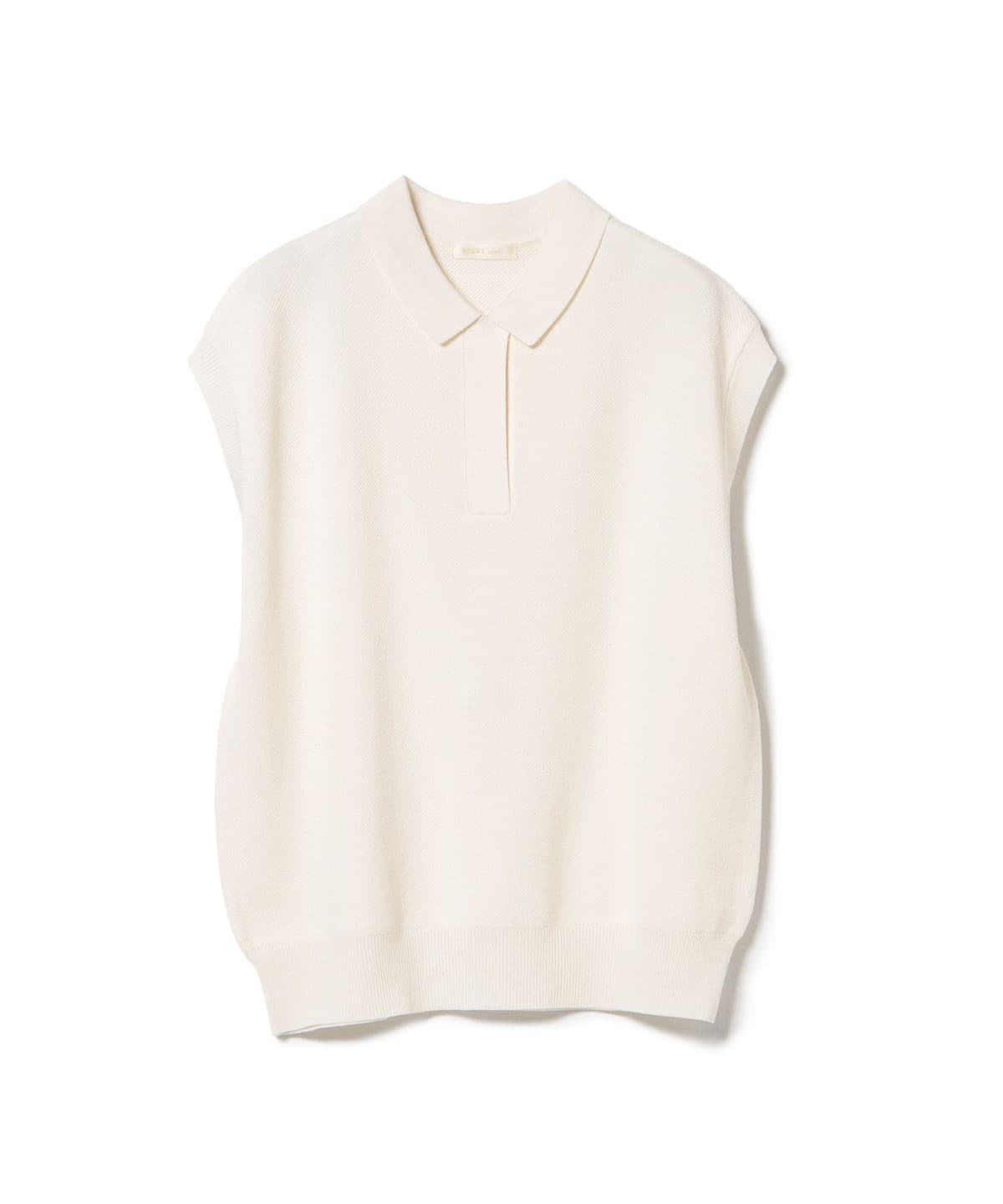 ニットソー ポロ シャツ・ブラウス WOMEN OFF WHITE ONE SIZE ニットソー ポロ シャツ・ブラウス WOMEN OFF WHITE ONE SIZE
