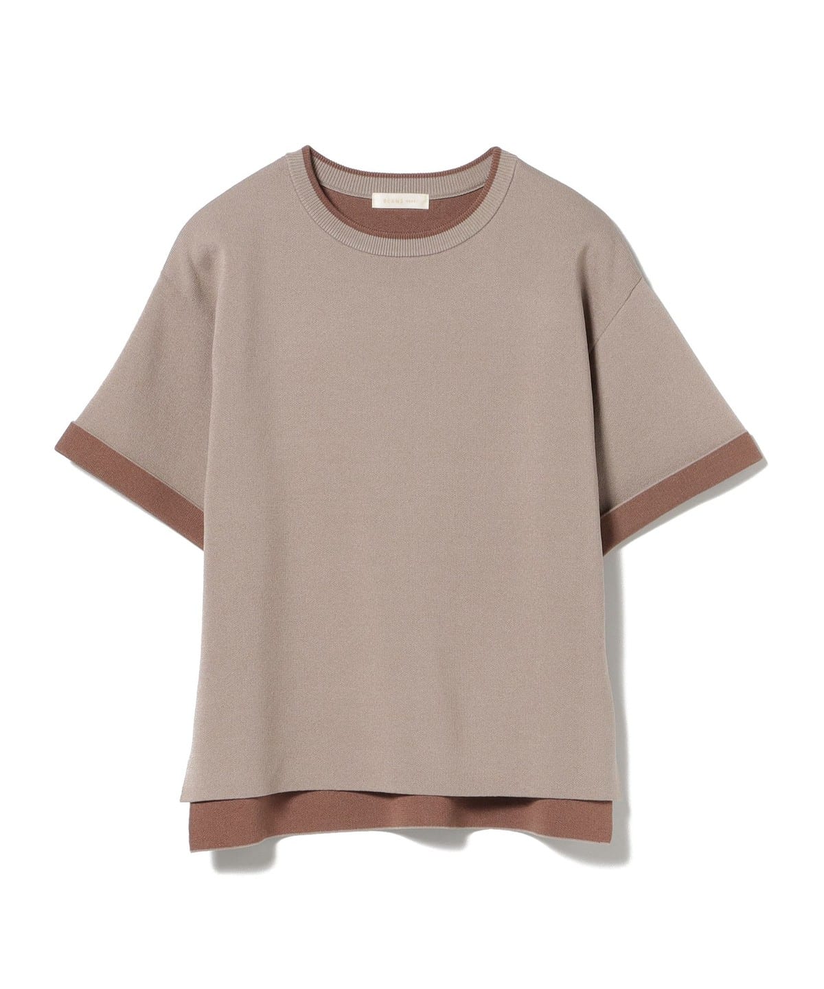 リバー 配色 ニット プルオーバー トップス WOMEN MOCHA ONE SIZE リバー 配色 ニット プルオーバー トップス WOMEN MOCHA ONE SIZE