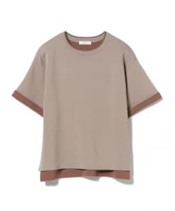 リバー 配色 ニット プルオーバー
