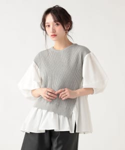 アシメ ドッキング プルオーバー