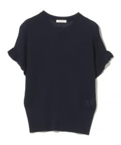 袖フリルニット プルオーバー