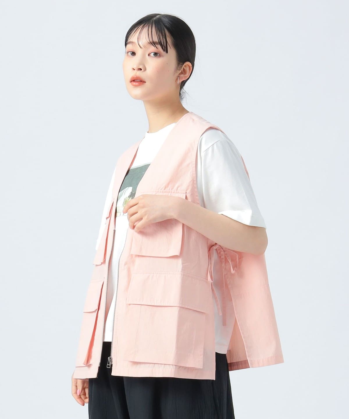 新品未使用・BEAMS HEART フィッシングベスト カーキ - メルカリ