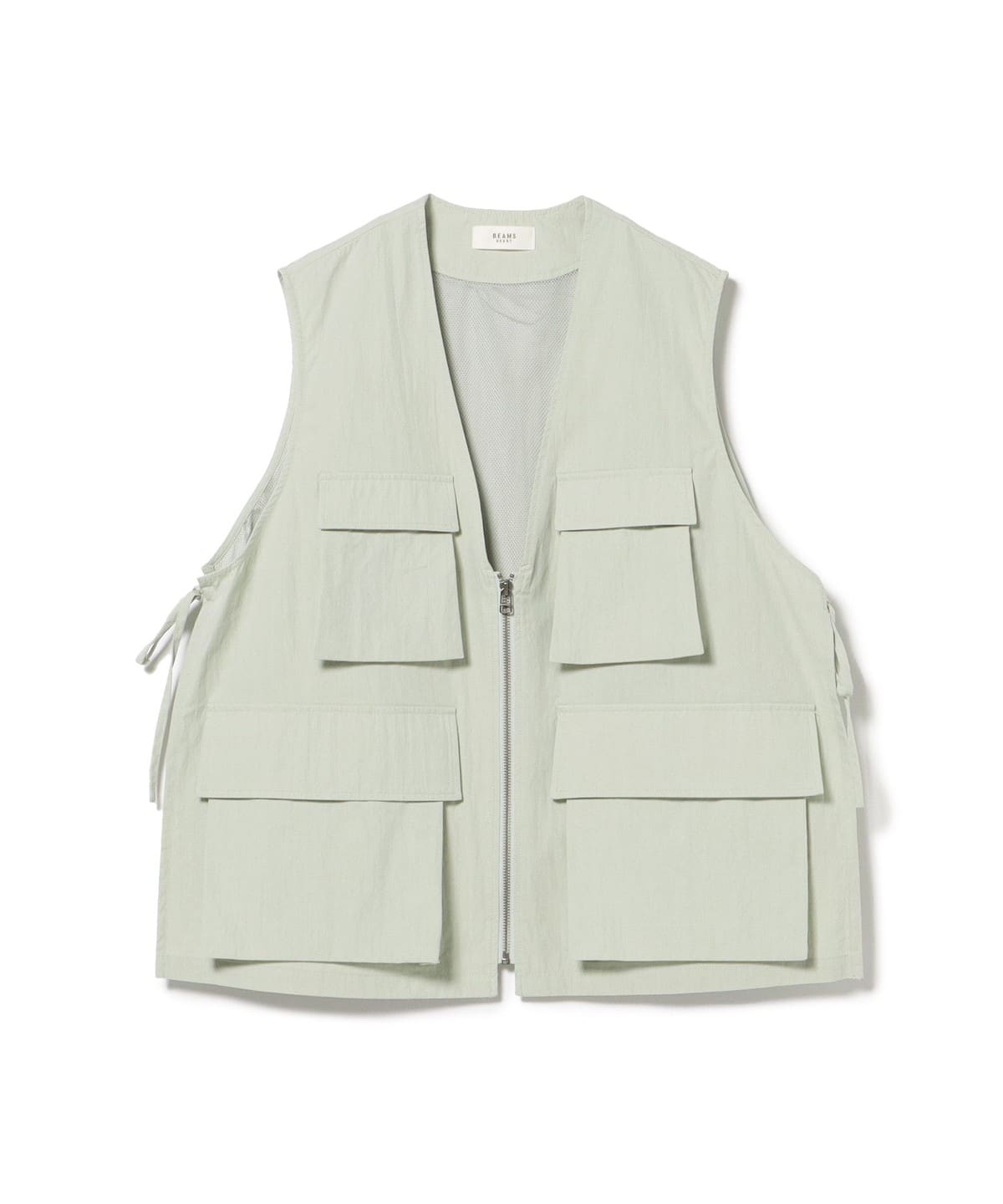 サイドリボン フィッシングベスト トップス WOMEN MINT ONE SIZE サイドリボン フィッシングベスト トップス WOMEN MINT ONE SIZE