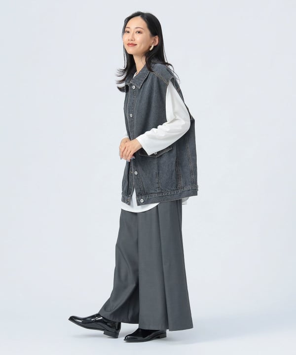 BEAMS HEART 　ストレッチデニムベスト BEAMS HEART（ビームス ハート）【9/4再値下げ】ストレッチ