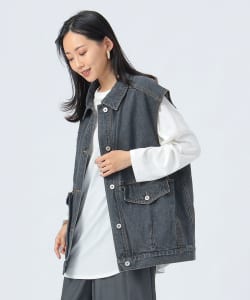 ビッグ デニム ベスト