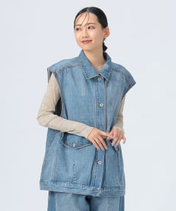 ビッグ デニム ベスト