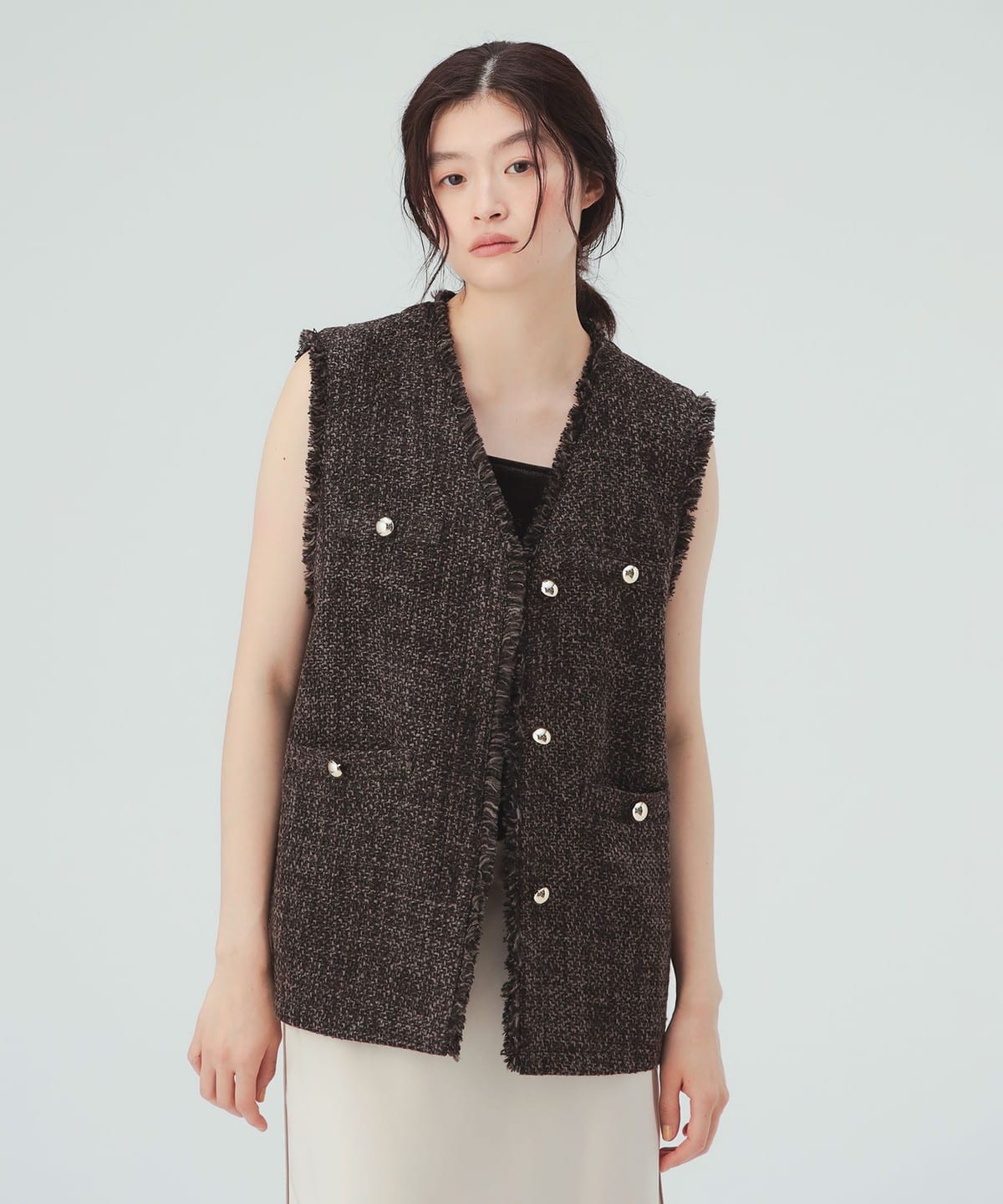 BEAMS ハリスツイード ベスト BEAMS HEART（ビームス ハート）【10%OFFクーポン対象】ツイード