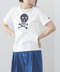 BEAMS HEART / フロッキースカル Tシャツ＜WOMEN＞