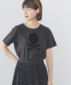 BEAMS HEART / フロッキースカル Tシャツ＜WOMEN＞