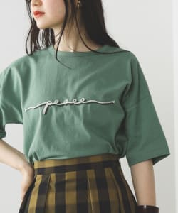 BEAMS HEART / ロープ刺繍 Tシャツ