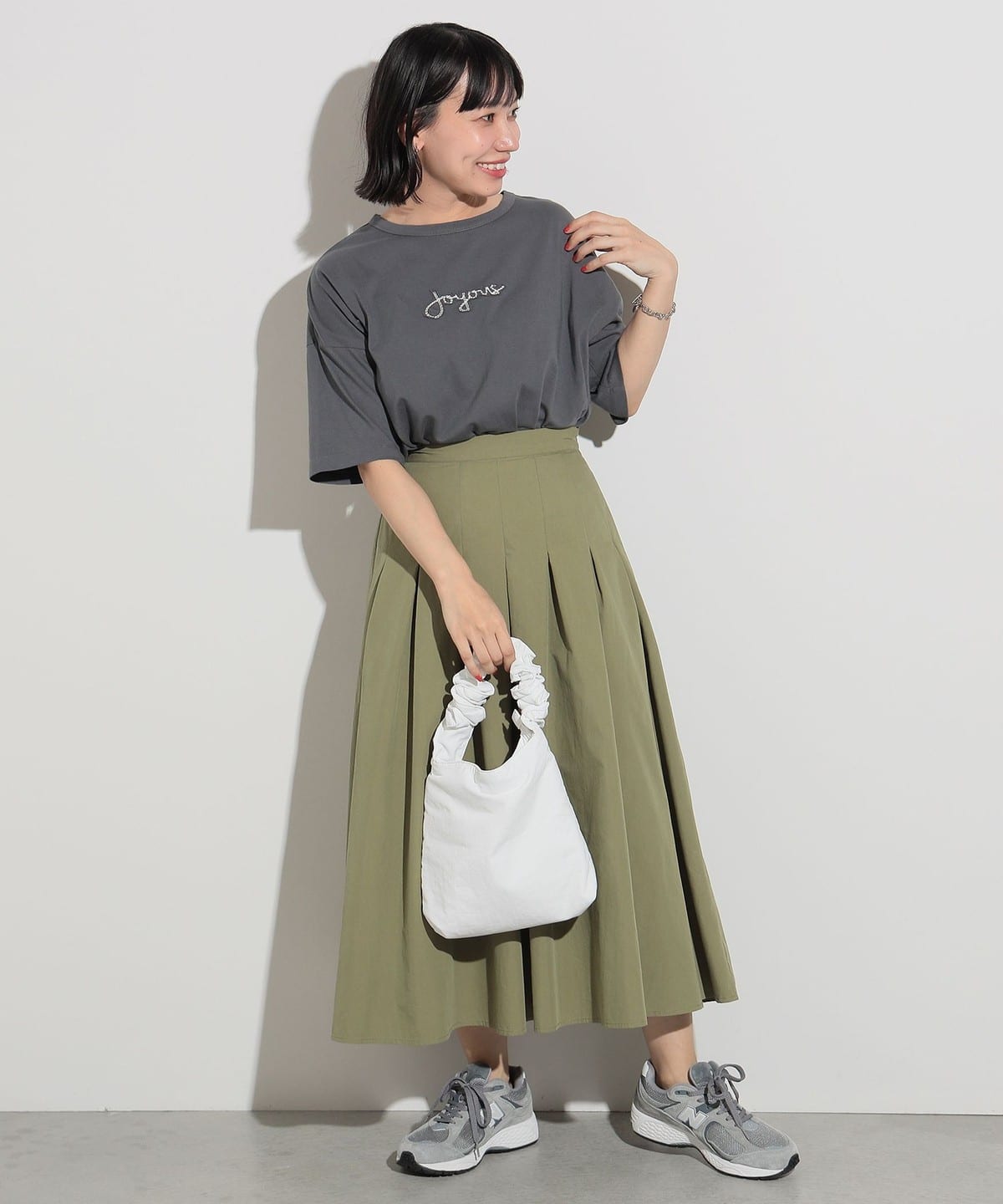 BEAMS HEART（ビームス ハート）カット刺繍 クルーネック T