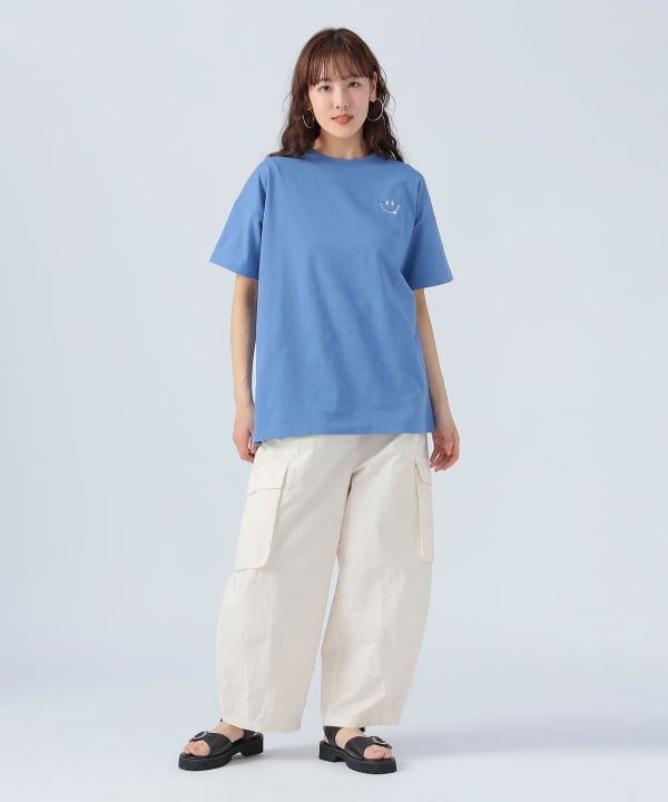 BEAMS HEART（ビームス ハート）スマイル刺繍 Tシャツ（Tシャツ