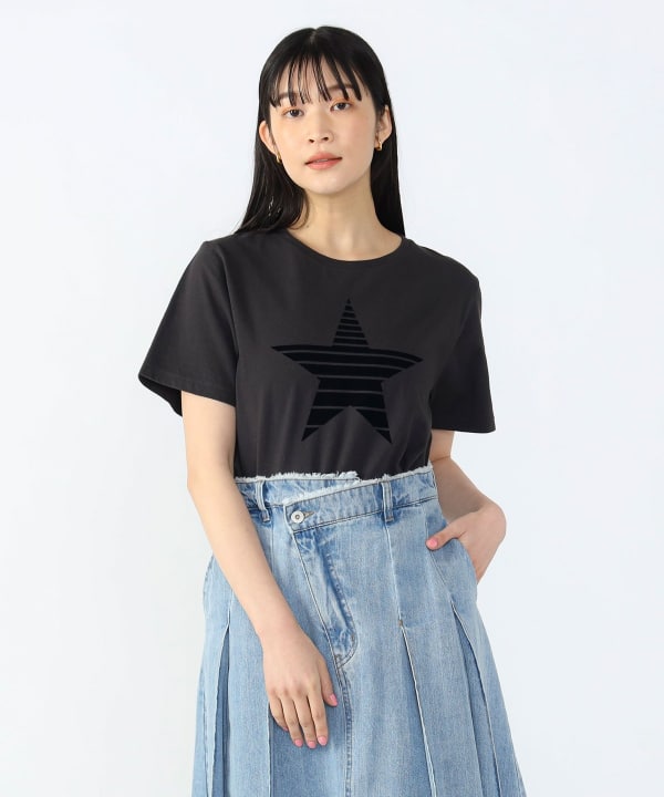 破格お値下げ不可★美品BEAMS HEART standerd clothing BEAMS HEART (BEAMS HEART) 不對稱裹身風裙 (裙長裙/長裙) 郵購