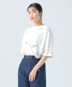 ランダム ロゴ 刺繍 Tシャツ
