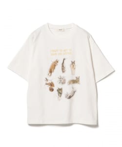 ネコ フォト コラージュ Tシャツ