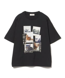 ネコ フォト コラージュ Tシャツ