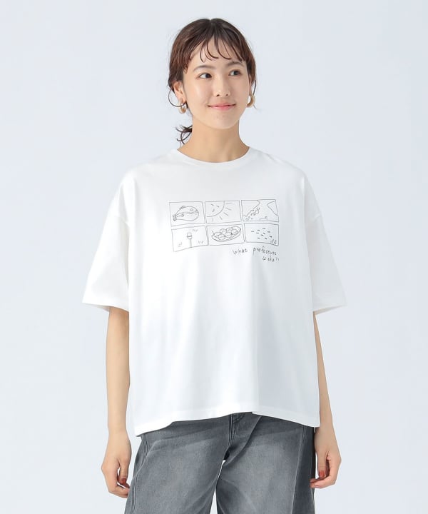 BEAMS HEART（ビームス ハート）デイリー イラスト Tシャツ（Tシャツ