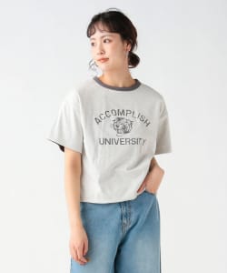リバーシブル プリント Tシャツ