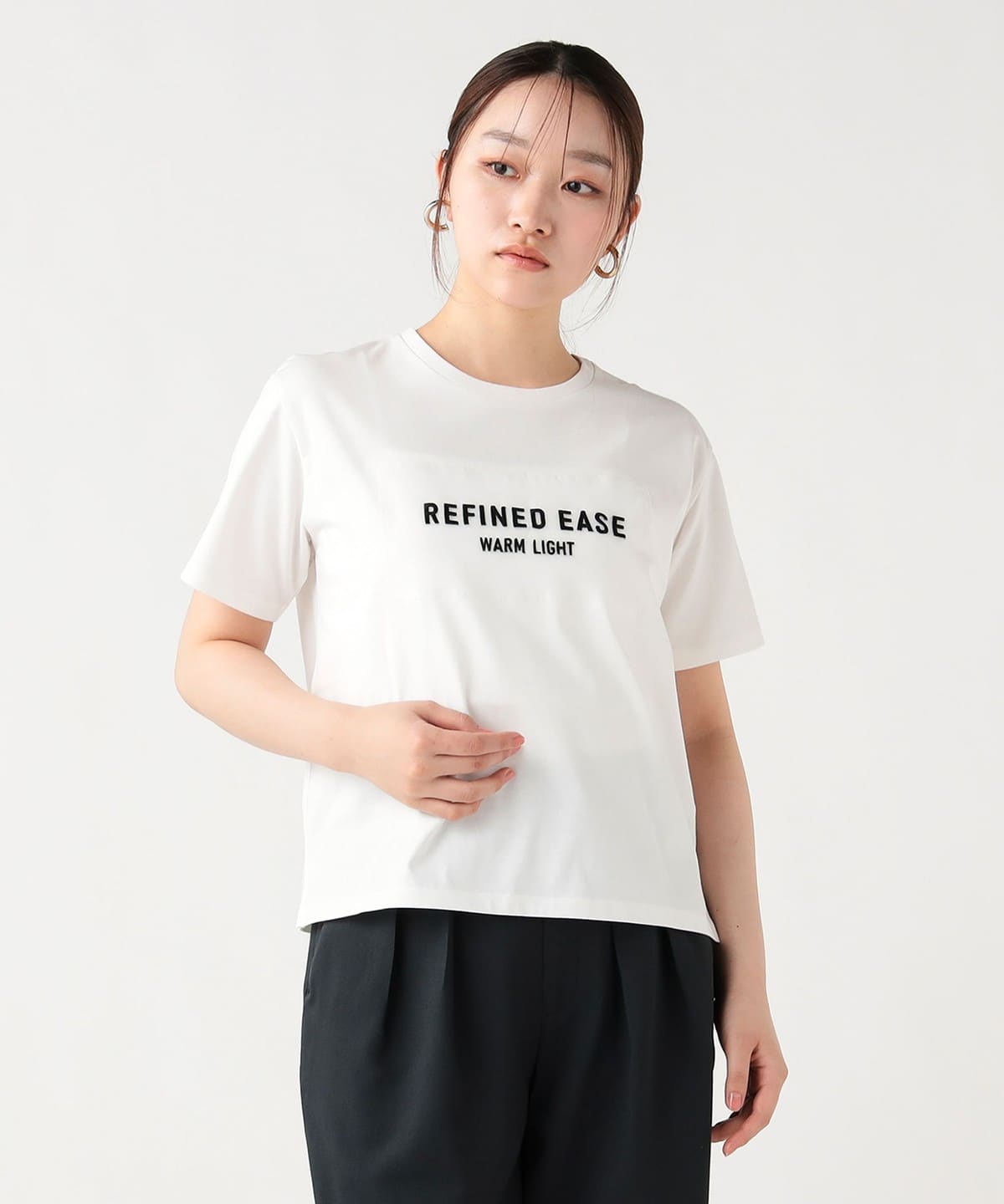 BEAMS HEART（ビームス ハート）オーガンジー 刺繍 Tシャツ（Tシャツ 