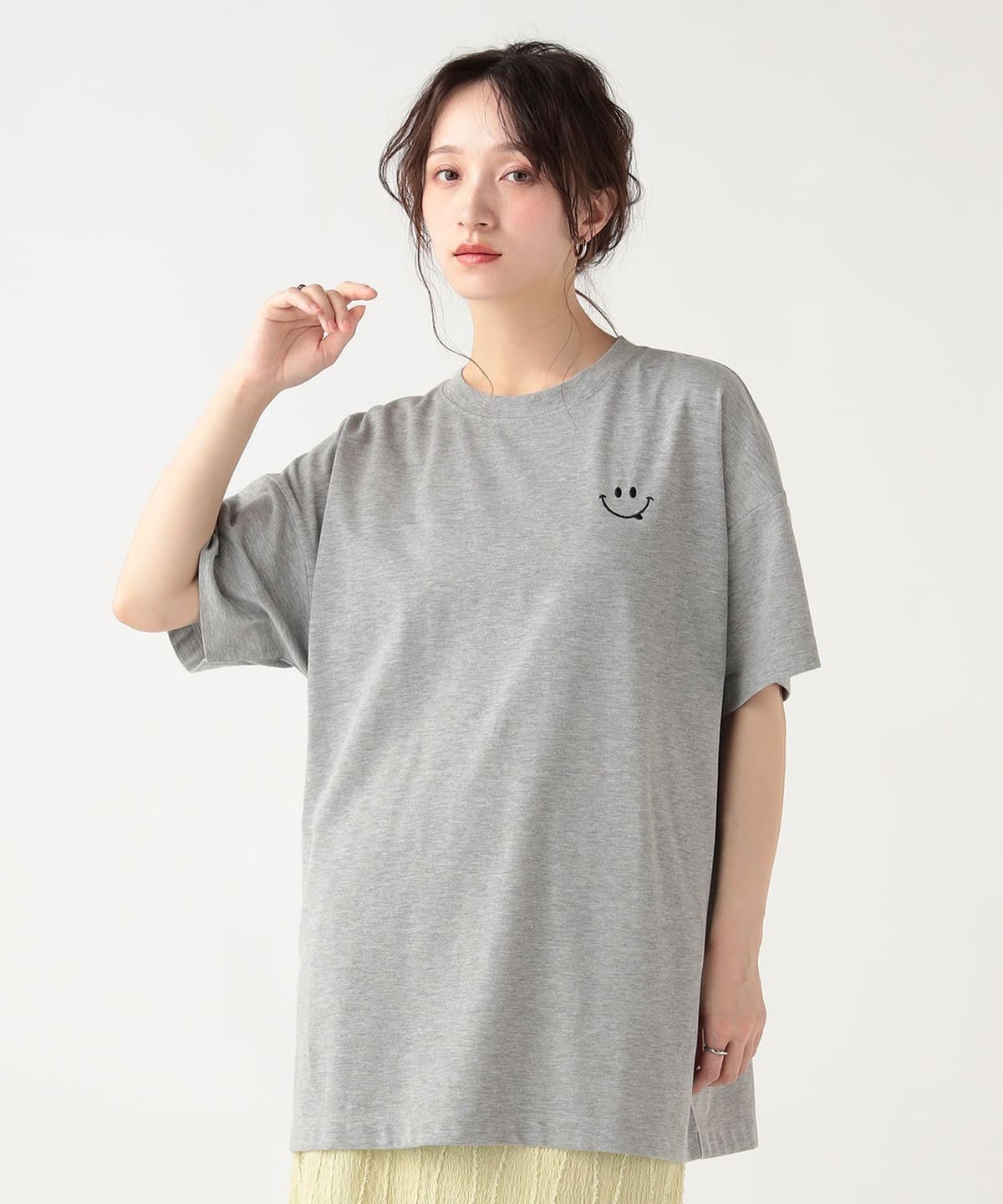 BEAMS HEART（ビームス ハート）【9/17再値下げ】スマイル刺繍 Tシャツ