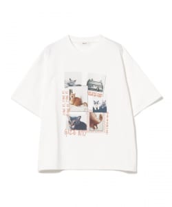 ネコ フォトコラージュ Tシャツ