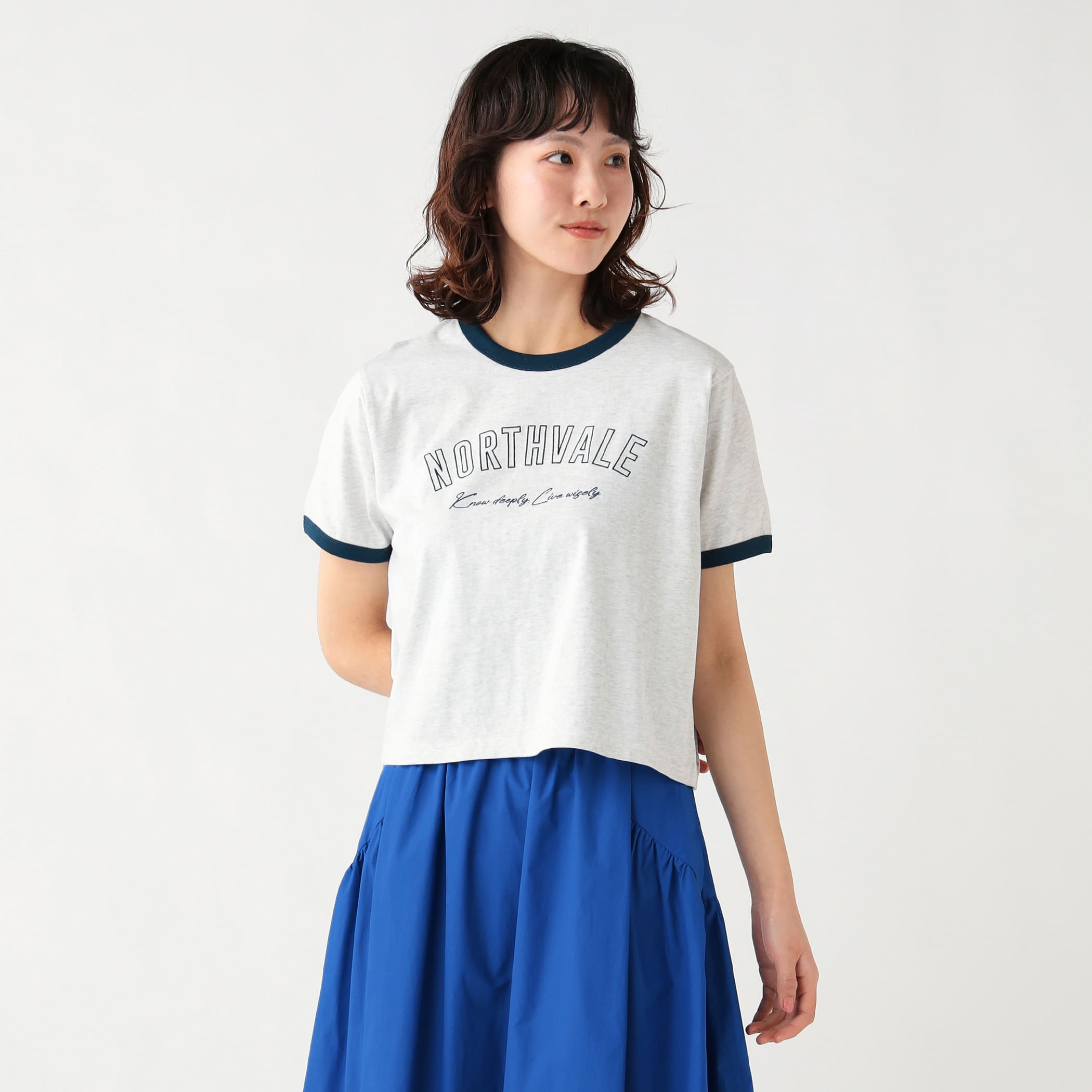 BEAMS HEART（ビームス ハート）リンガー ロゴ Tシャツ（Tシャツ
