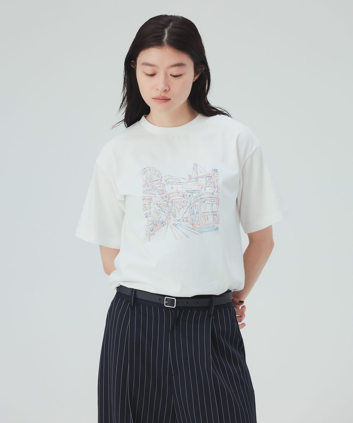 BEAMS HEART（ビームス ハート）カラフルプリント Tシャツ（Tシャツ