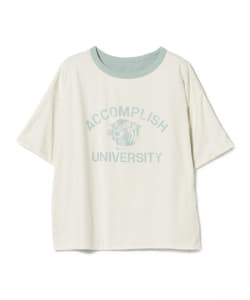 BEAMS HEART / リバーシブル プリントTシャツ