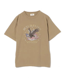 BEAMS HEART / イーグル プリントTシャツ