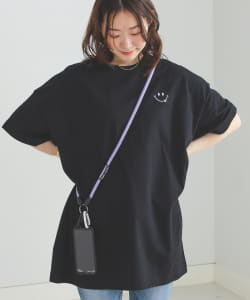 BEAMS HEART / スマイル刺繍 Tシャツ
