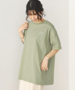 BEAMS HEART / スマイル刺繍 Tシャツ