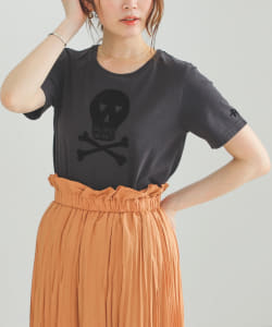 BEAMS HEART / スカル フロッキー Tシャツ