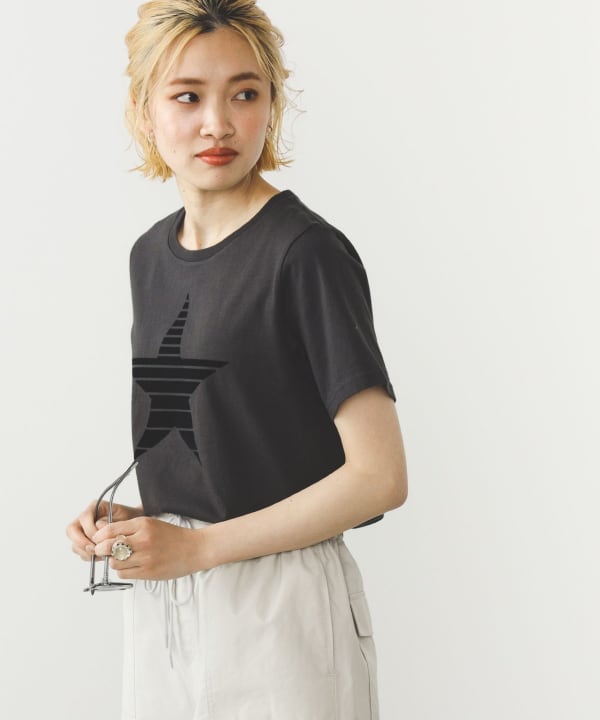 BEAMS HEART（ビームス ハート）BEAMS HEART / スター フロッキー Ｔシャツ（Tシャツ・カットソー Tシャツ）通販｜BEAMS