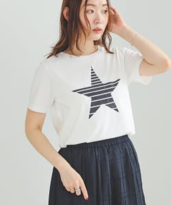 BEAMS HEART / スター フロッキー Ｔシャツ＜WOMEN＞