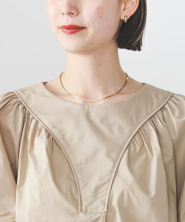 BEAMS HEART BEAMS HEART Sleeve Blouse (Shirts, Blouses
