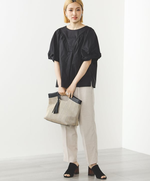 BEAMS HEART BEAMS HEART Sleeve Blouse (Shirts, Blouses