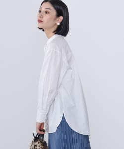 BEAMS HEART /女裝 立領 寬鬆 襯衫