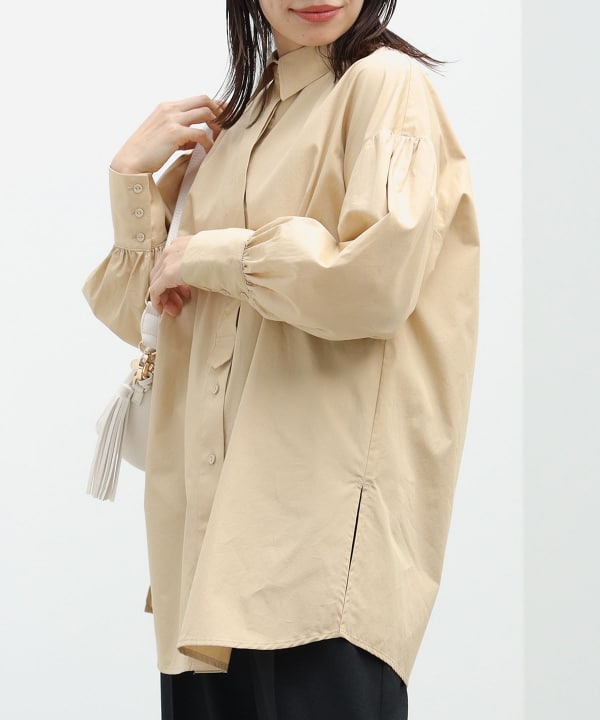 BEAMS HEART BEAMS HEART Tunic Shirt (Shirts, Blouses, Casual