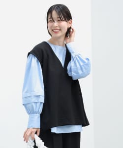 タックスリーブ ブラウス × プルオーバーセット